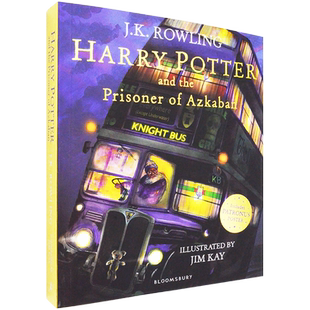 【现货】哈利波特与阿兹卡班囚徒 Harry Potter and the Prisoner of Azkaban 英版进口平装 彩图版 J.K. Rowling 罗琳