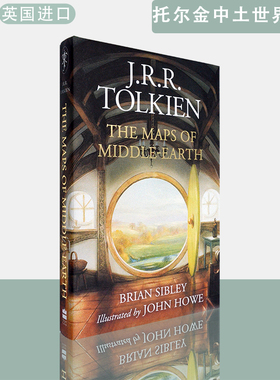 【现货】英文原版托尔金中土世界地图The Maps of Middle-earth: From Númenor and Beleriand to Wilderland and Middle-earth