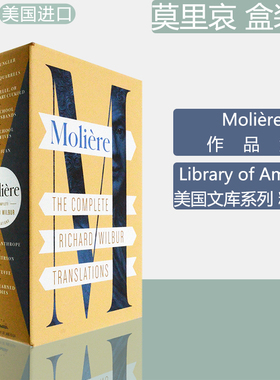 【现货】Moliere 莫里哀作品集 The Complete Richard Wilbur Translations 威尔伯翻译 美国文库系列 两卷套 盒装版 精装原版书
