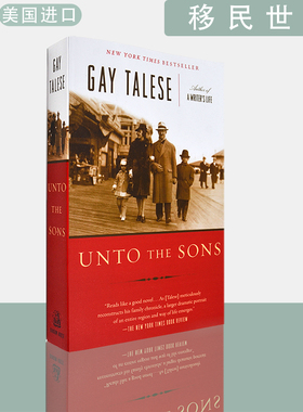 现货包邮英文原版移民家世Unto the Sons Gay Talese新新闻主义代表人物盖伊特立斯