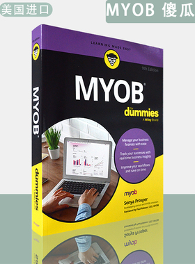 【现货】英文原版MYOB傻瓜手册 MYOB For Dummies Sonya Prosper
