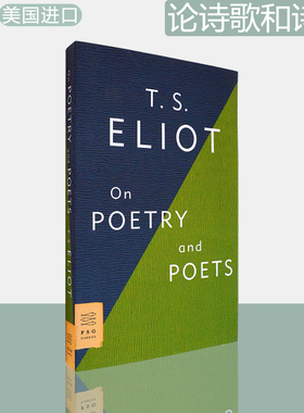 【现货】论诗歌和诗人On Poetry and Poets 艾略特 T. S. Eliot 美版进口 英文原版书 FSG Classics