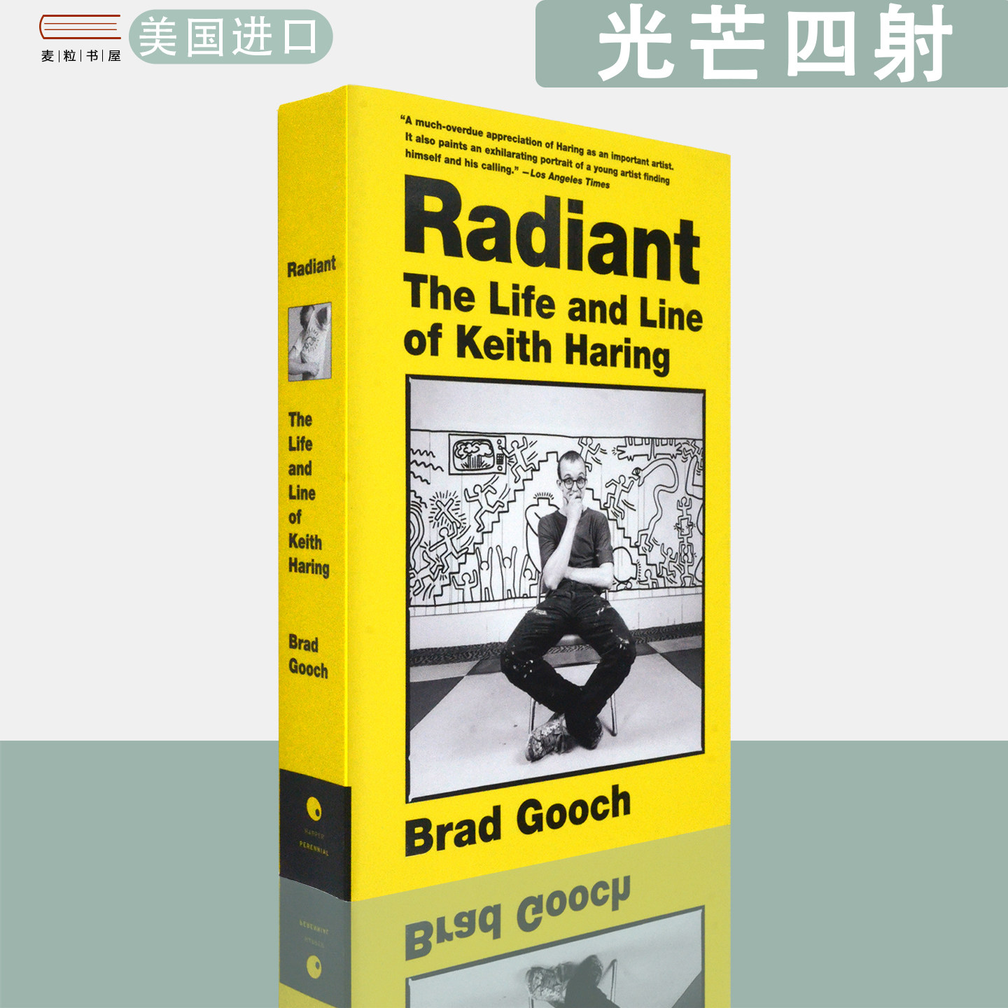 【现货】英文原版 布拉德·古奇 光芒四射:凯斯·哈林传 Radiant: The Life and Line of Keith Haring Brad Gooch