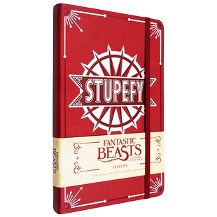 【现货】神奇动物去哪里 周边 精装笔记本 Fantastic Beasts and Where to Find them 收藏系列 Stupefy Hardcover Ruled Journal