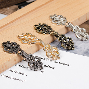 高档金属纽扣水貂皮草大衣风衣女风纪扣搭扣对扣挂钩暗扣隐形扣子