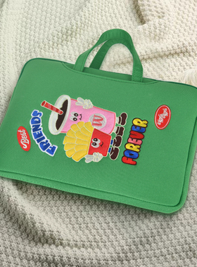 新款手提电脑包适用苹果MacBook pro13英寸联想小新air14华为戴尔惠普15.6英寸保护套女好看的电脑内胆包防震