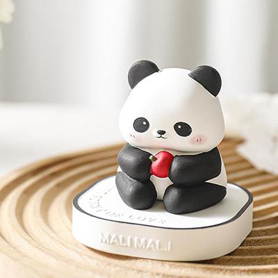 熊猫香特致盒石石膏摆薰件香薰精油扩香扩器桌面车载香石礼装伴手