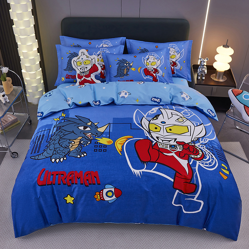 奥特曼儿童全棉四件套卡通三件套