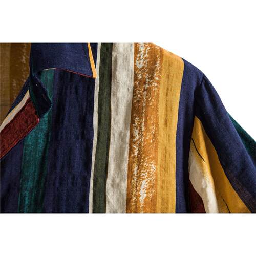 Men'sHawaStripedhPLlv