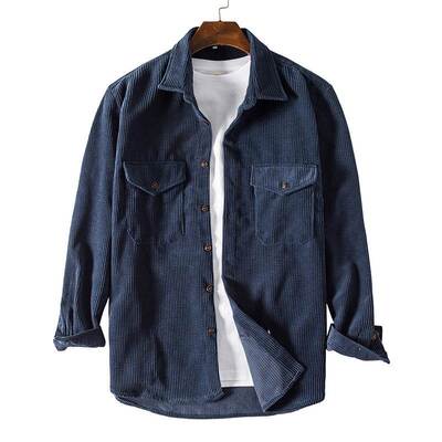 2020 Men's Tops Fall Fashion Shirt Casual Long Sleeve So