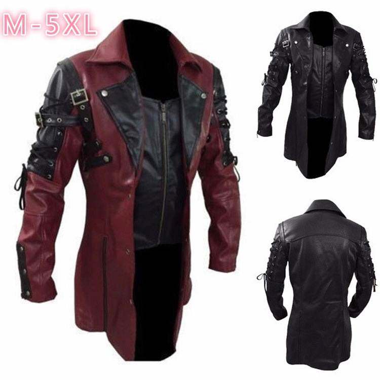 2023亚马逊跨境新品热卖爆款欧美男士机车大码皮衣夹克jacket men