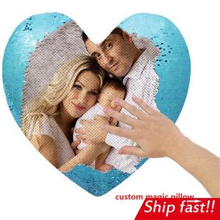 Diy magic custom pillow sofa picture gifts any photo LOGO