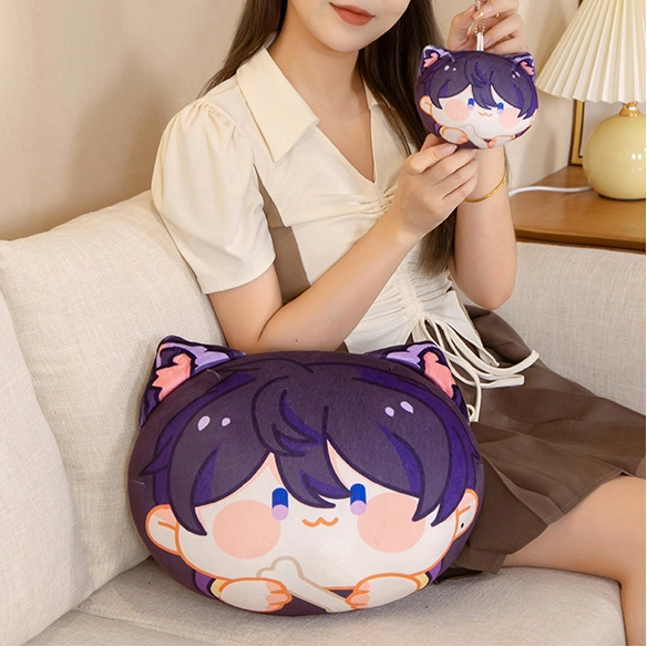 Vtuber同人周边hoto团子抱枕社