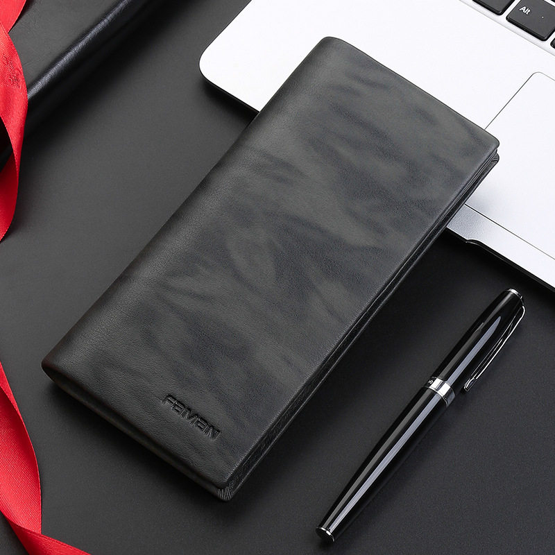 日本品质真皮钱包男士长款大容量商务休闲正品名牌钱夹皮夹手拿西