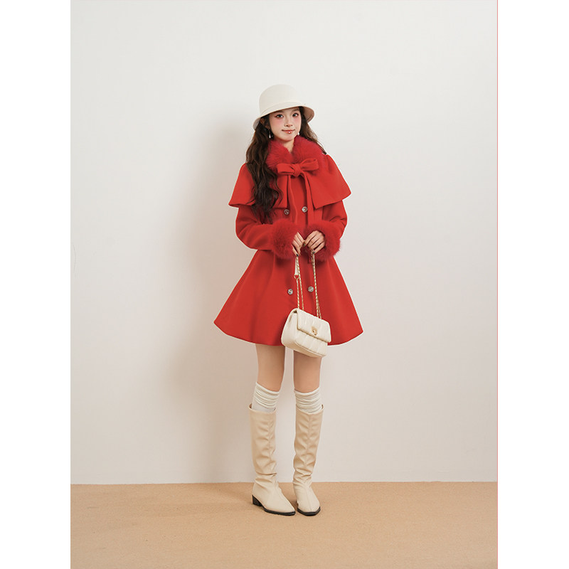 小香风千金冬装套装冬季一整套穿搭高级感斗篷大衣夹棉两件套装女,女装/女士精品,时尚套装,淘宝优惠券,粉丝福利购,淘宝优惠卷