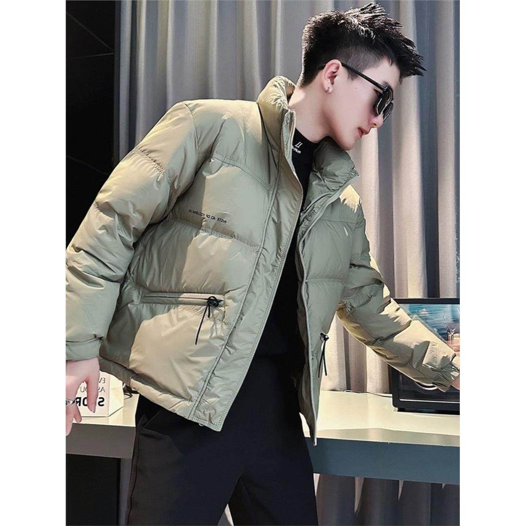 高级感棉服男秋冬季2023新款棉袄潮流冬装加厚外套痞帅羽绒棉衣男