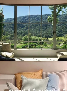 装饰画背景布卧室改造窗户墙壁装饰假风景挂布墙面床头仿真墙布画