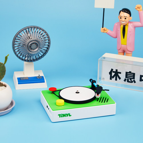 TINYLLOOP迷你蓝牙黑胶唱机