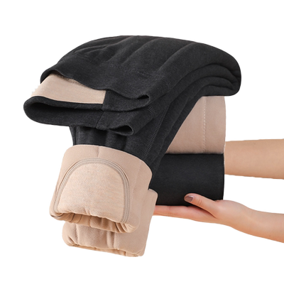 蚕丝棉裤男士内穿羊毛护膝保暖裤