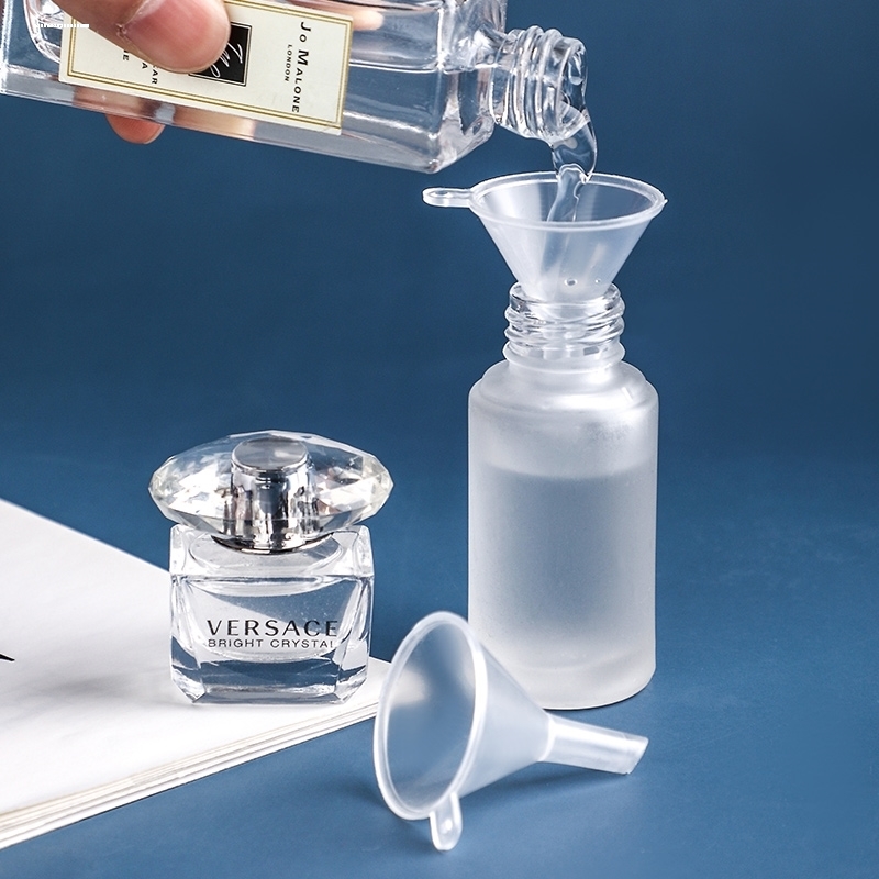 迷你滤斗漏斗器一次性大小口径厨房塑料加油分液食品级家用取酒器