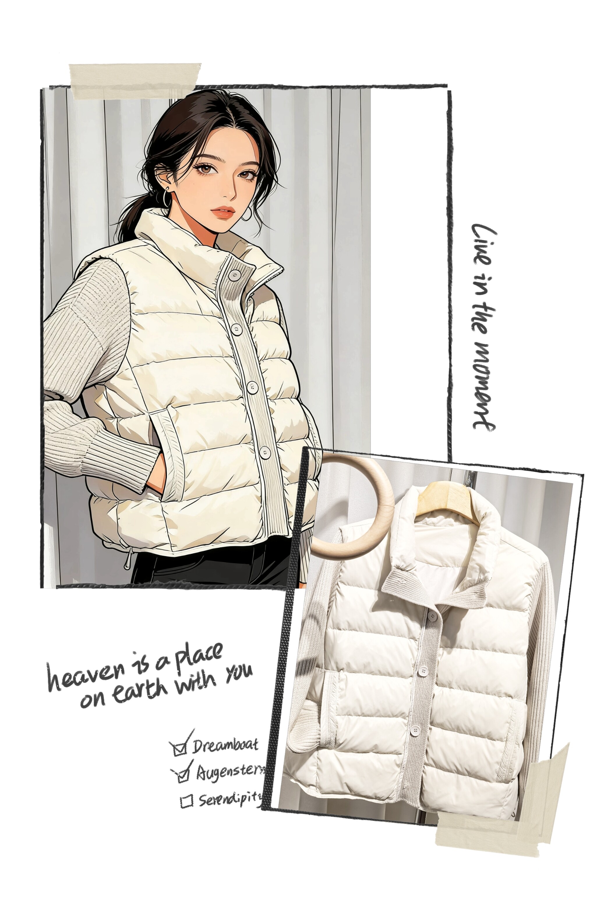 1688源选针织拼接羽绒服女短款立领外套券后270元