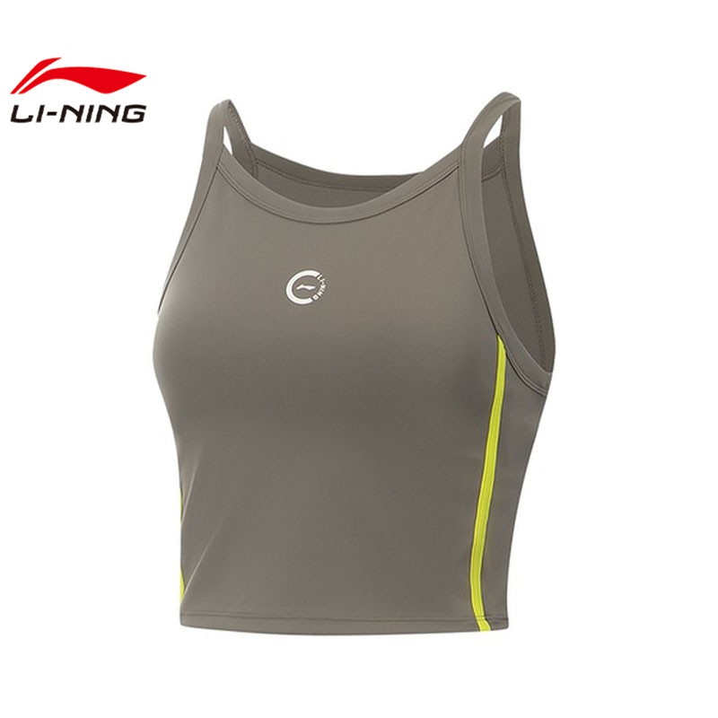 LINING李宁2025秋季新品女子热汗运动休闲无袖T恤AVSV176
