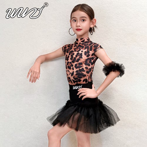 舞姿拉丁舞服女童练习服2026夏新款新品少儿童舞蹈套装分体练功服