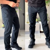 潮流百搭显瘦显高帅气青年裤 男春夏新款 子 宽松直筒休闲裤 韩版