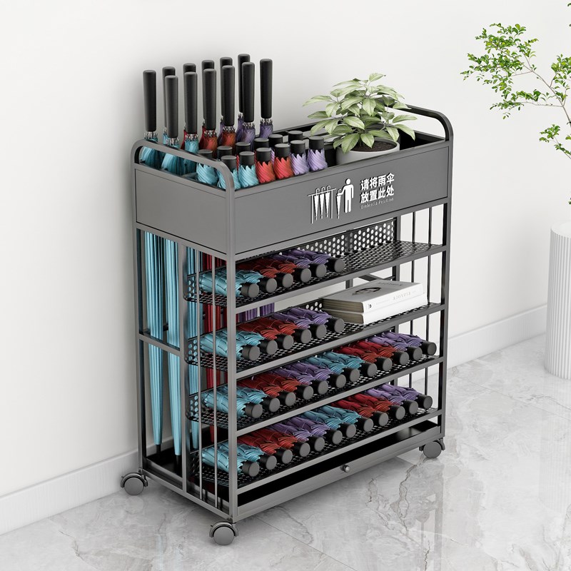 雨伞架收纳架沥水伞桶酒店大堂教室门口大容量商用雨伞存放置物架