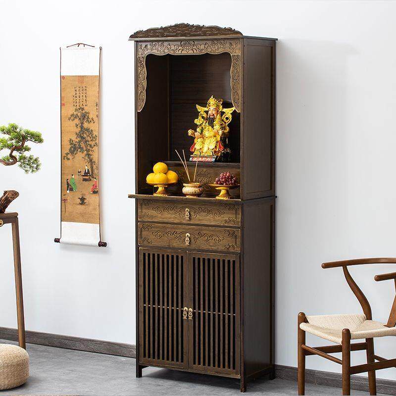 实木供香桌台佛台神台立柜供奉架佛台供奉桌财神爷菩萨供奉台实木