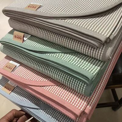 纯棉加厚山东老粗布夏凉席三套