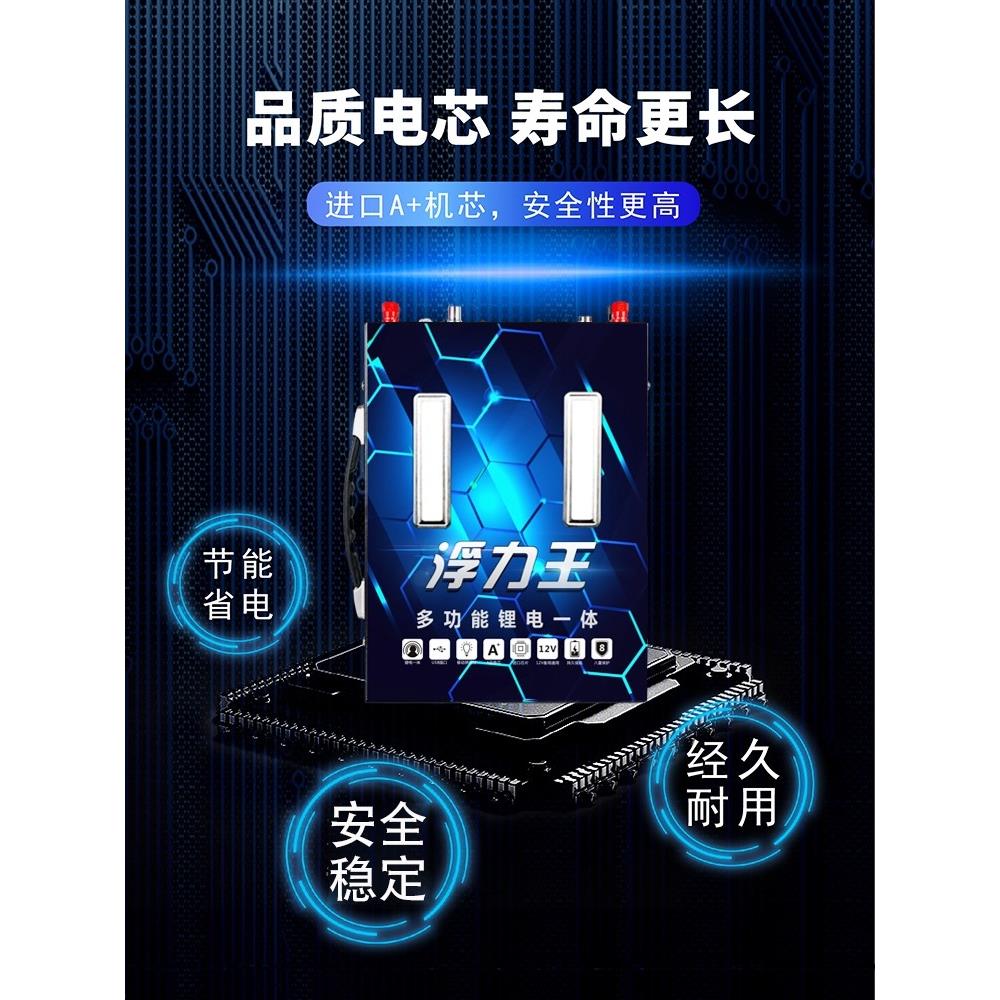 锂电池一体机全套大功率户外多功能12v逆变器220大容量24伏蓄电瓶