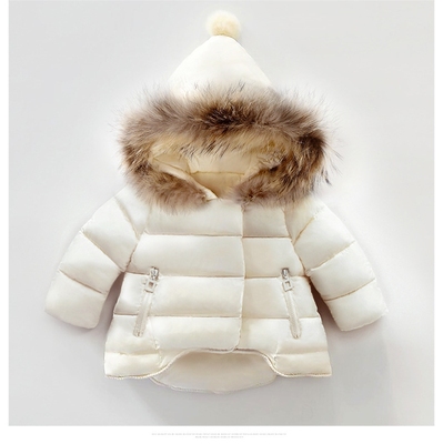 Thick Baby Clothes down jacket kids for Girls girl Winter