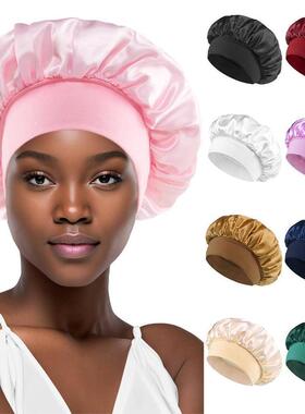 Bonnet for Sleeping Soft Elastic Band Sleep Cap Hair Wrap