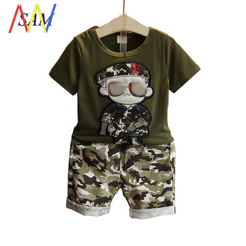 2021 Baby boy Shorts Summer Kids T Shirt for Boys Clothes