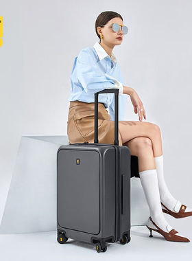 地平线8号（LEVEL8）行李箱前开盖拉杆箱20英寸万向轮登机箱男女