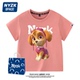 NYZK汪汪队女童短袖 T恤纯棉A类洋气可爱上衣儿童潮牌女孩运动夏装