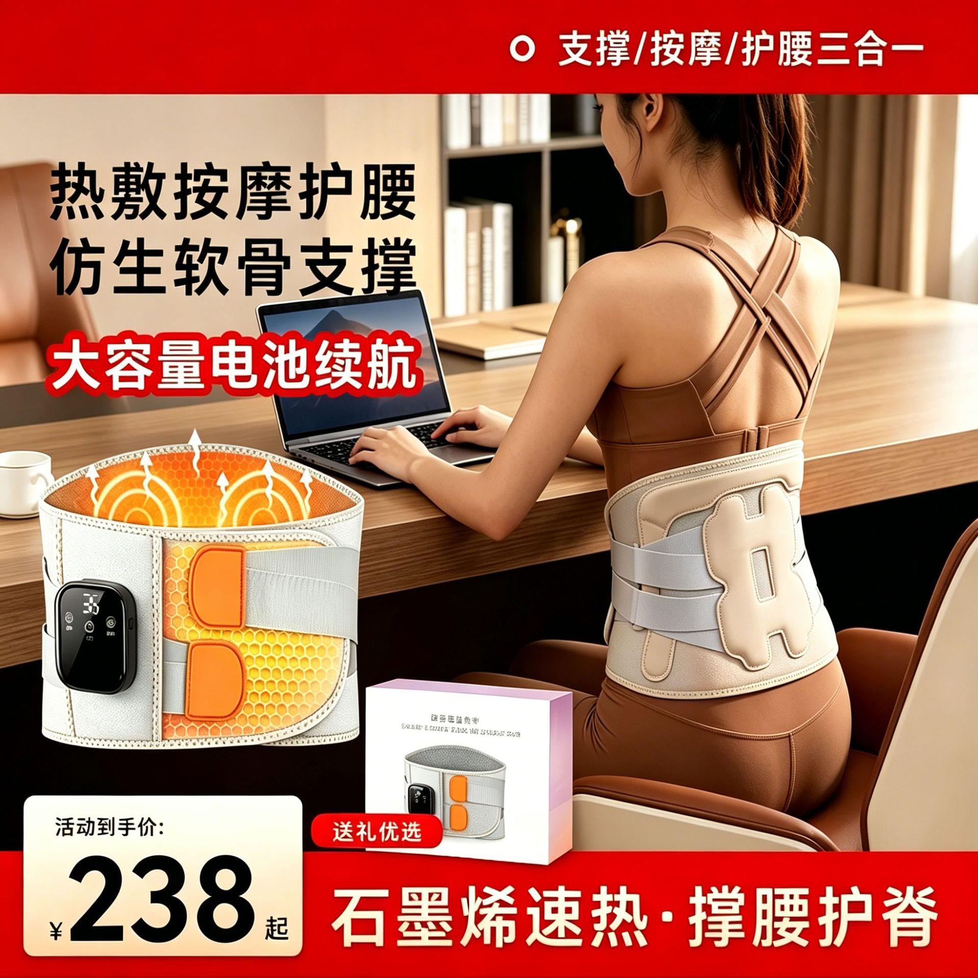 加热护腰带保暖热敷宫寒