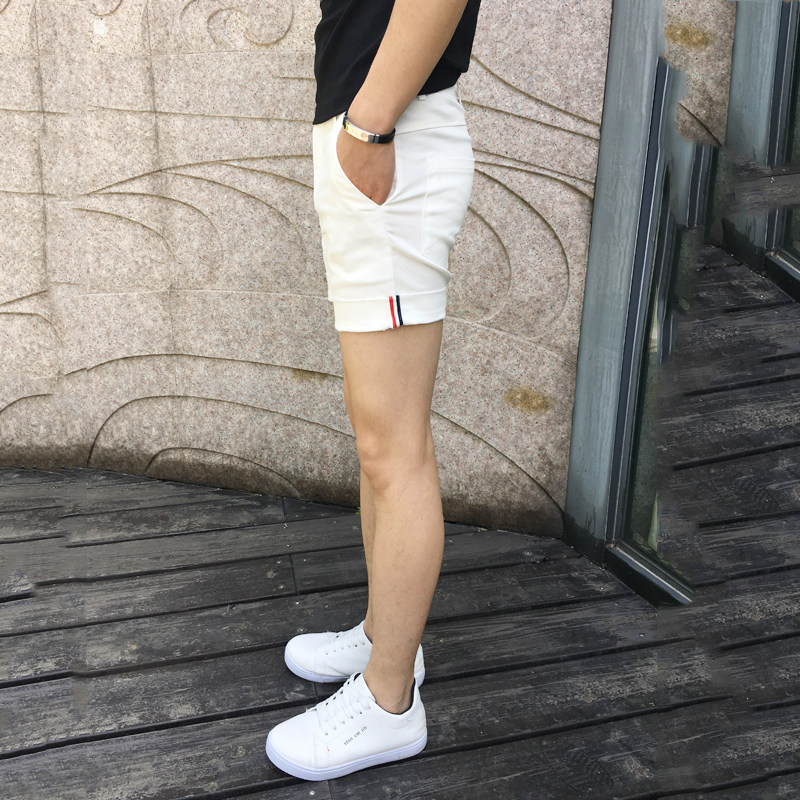 纯棉微弹休闲西裤男短裤