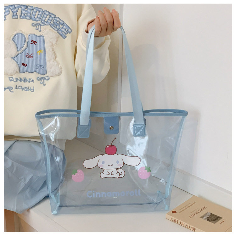 玉桂狗女生透明防水洗漱化妆包