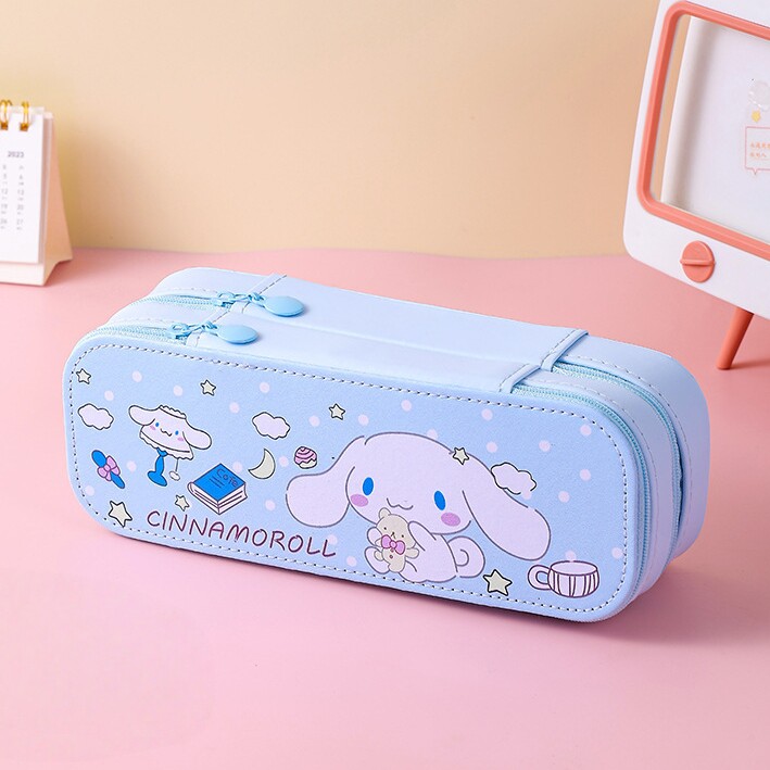 大耳狗双层文具盒可爱