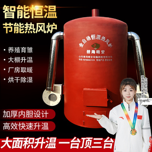 大棚种植车间燃煤热风炉养殖育雏鸡鸭鹅猪羊增温厂房取暖恒温烘干