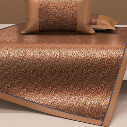 天然手工编织凉席纯藤真藤席子家用双人野生席植物床席diy装饰席