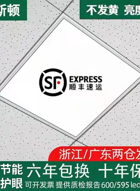 集成吊顶600x600led平板灯60x60面板灯石膏矿棉板办公室LED工程灯