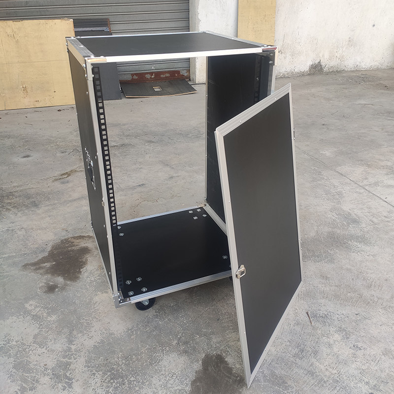 功放机柜专业20u16u有机玻璃门音响调音台机架广场航空机箱演出