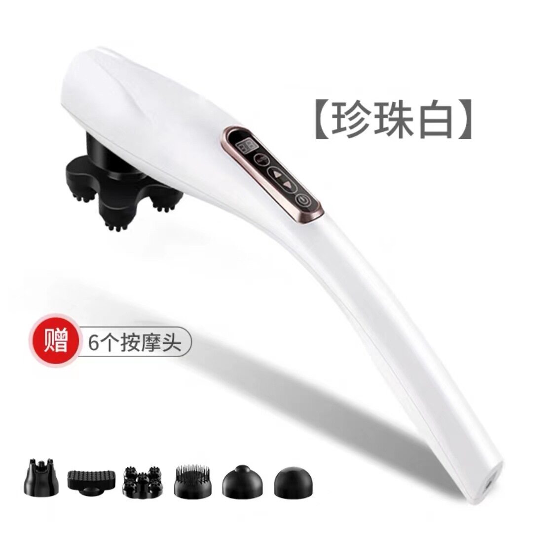 海豚按摩棒产地货源智能电动按摩器颈部腿部背部腰部按摩锤