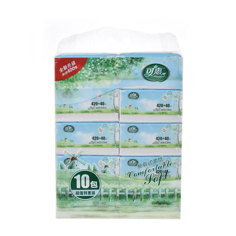 可惠100抽10包5层加厚印花超值装