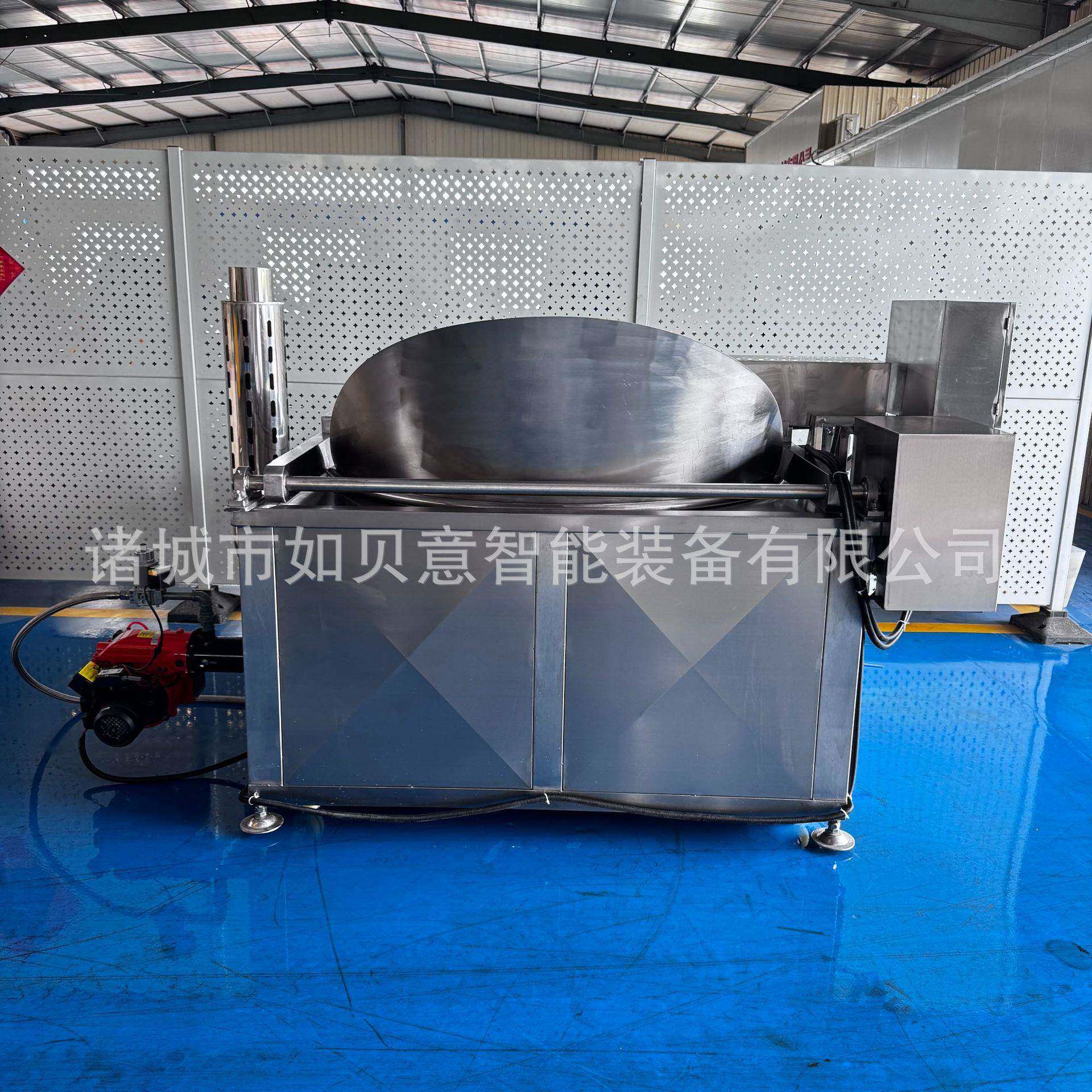 金针菇挂糊油炸机全自动翻筐油炸设备商用麻花油炸机
