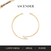 ASCENDER悬浮珍珠项圈原创设计小众高级轻奢颈圈简约精致春夏新款