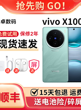 vivo X100s 蓝晶X天玑9300+旗舰芯片5G蔡司拍照智能手机